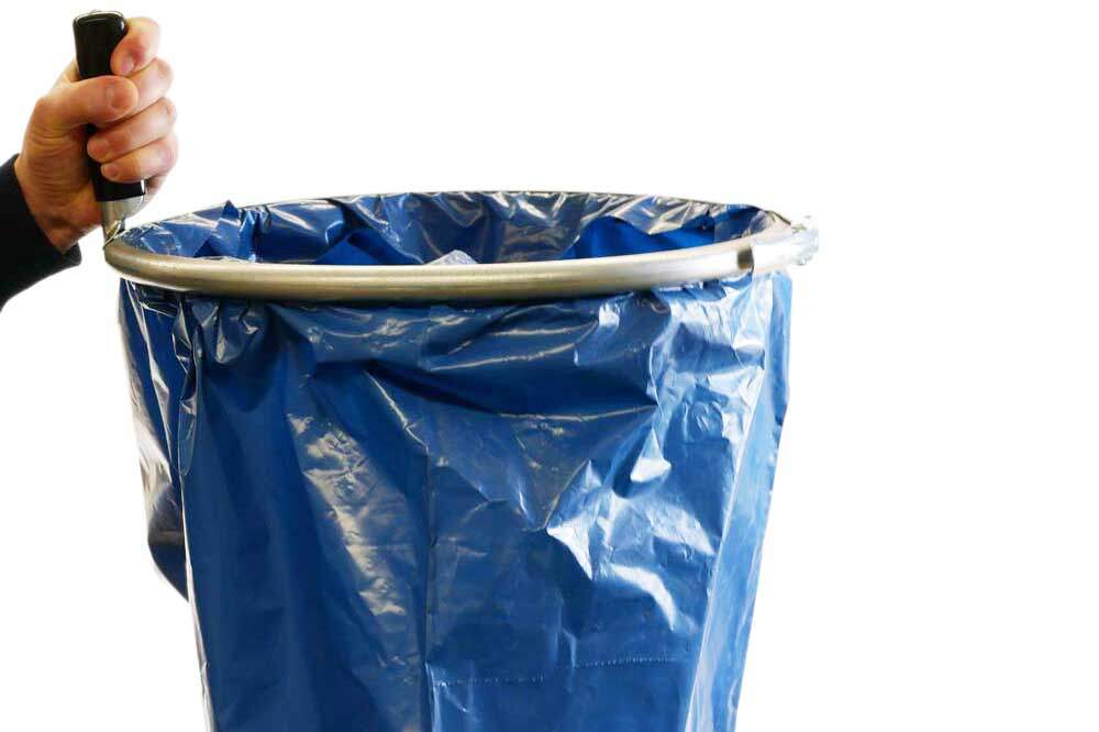 Flora Abfasllsack-Beutelboy mit Spannverschluss, 40 cm – Bild 3