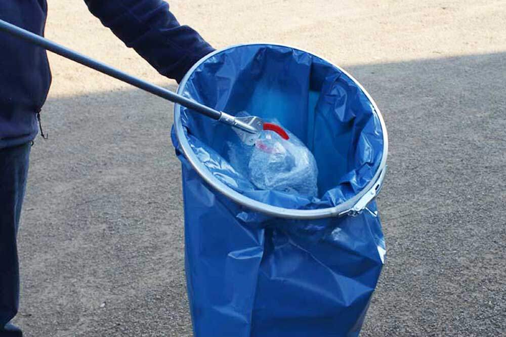 Flora Abfasllsack-Beutelboy mit Spannverschluss, 40 cm – Bild 2