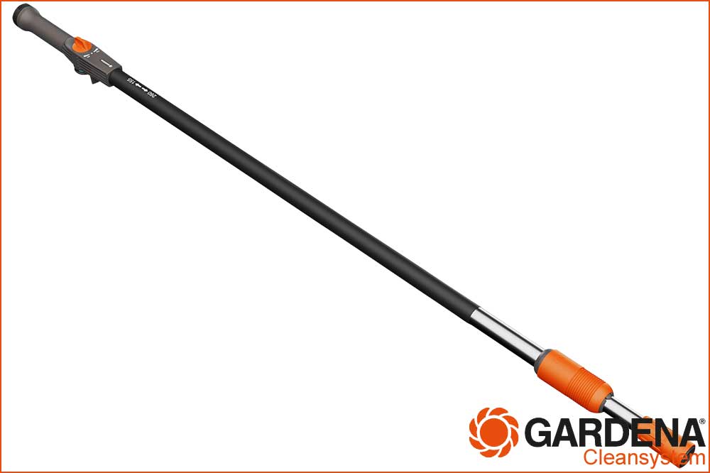 GARDENA 18804-20 cleansystem Stiel M-XL 155-260 cm, wasserführend