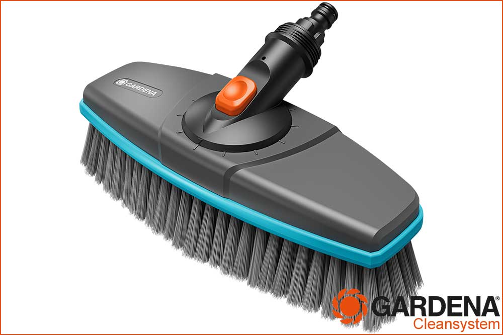 GARDENA 18810-20 cleansystem Stielbürste soft für empfindliche Flächen