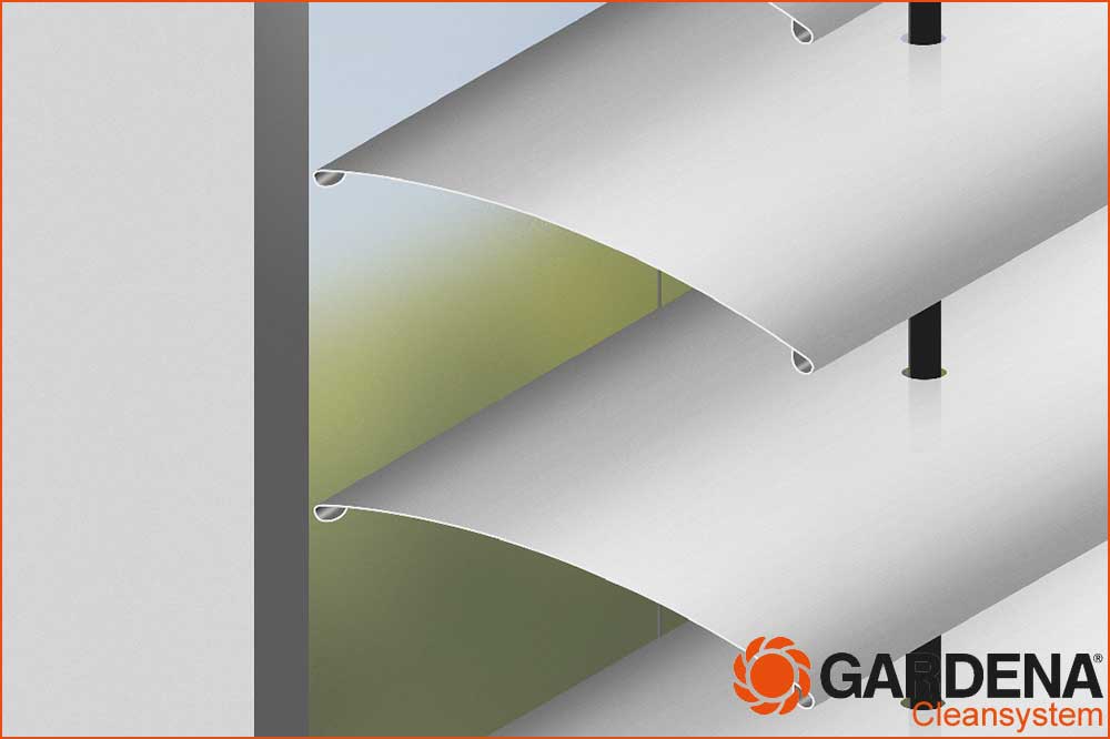 GARDENA 18850-20 cleansystem Jalousienbürste, Lamellenreiniger mit Wasseranschluss – Bild 7