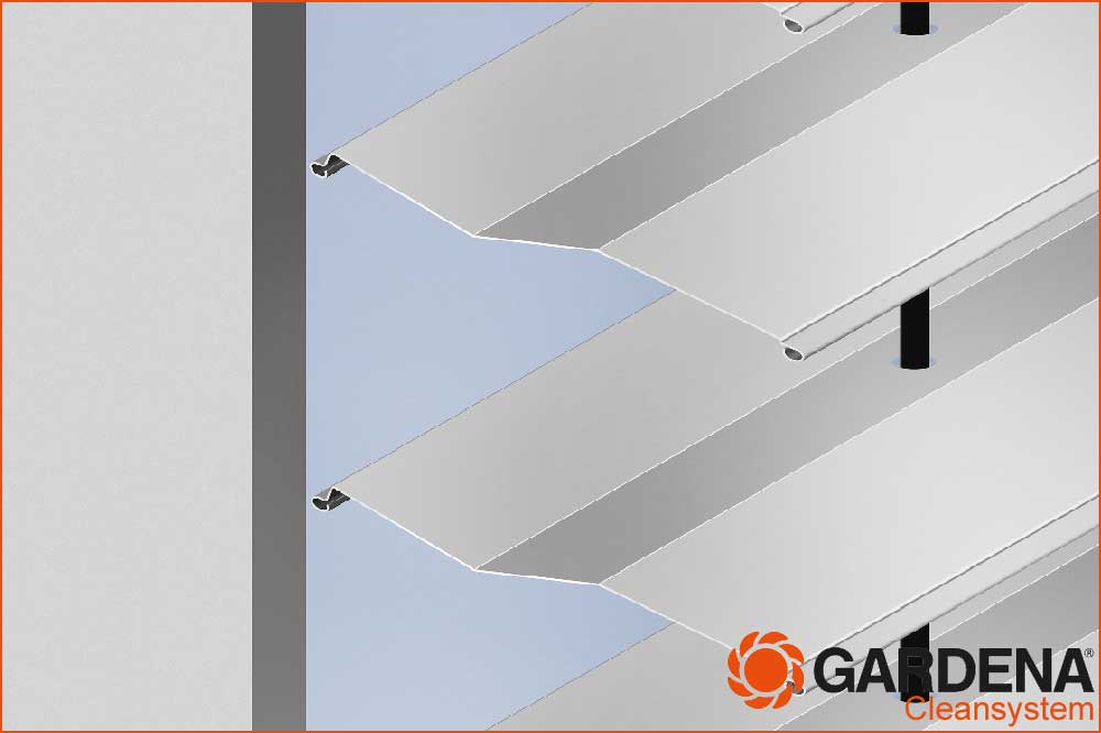 GARDENA 18850-20 cleansystem Jalousienbürste, Lamellenreiniger mit Wasseranschluss – Bild 6