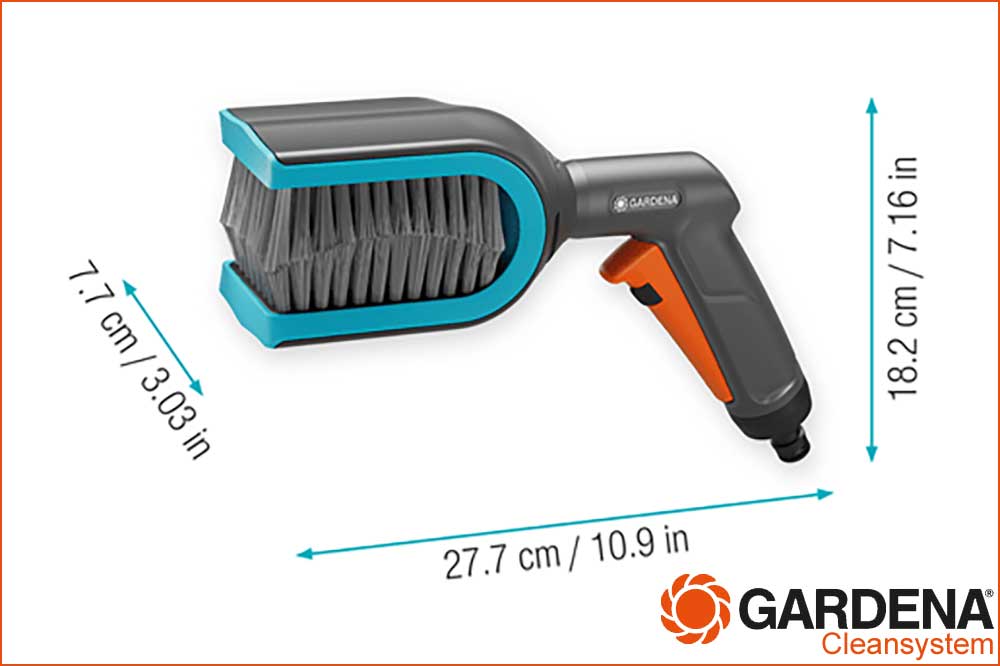 GARDENA 18850-20 cleansystem Jalousienbürste, Lamellenreiniger mit Wasseranschluss – Bild 8