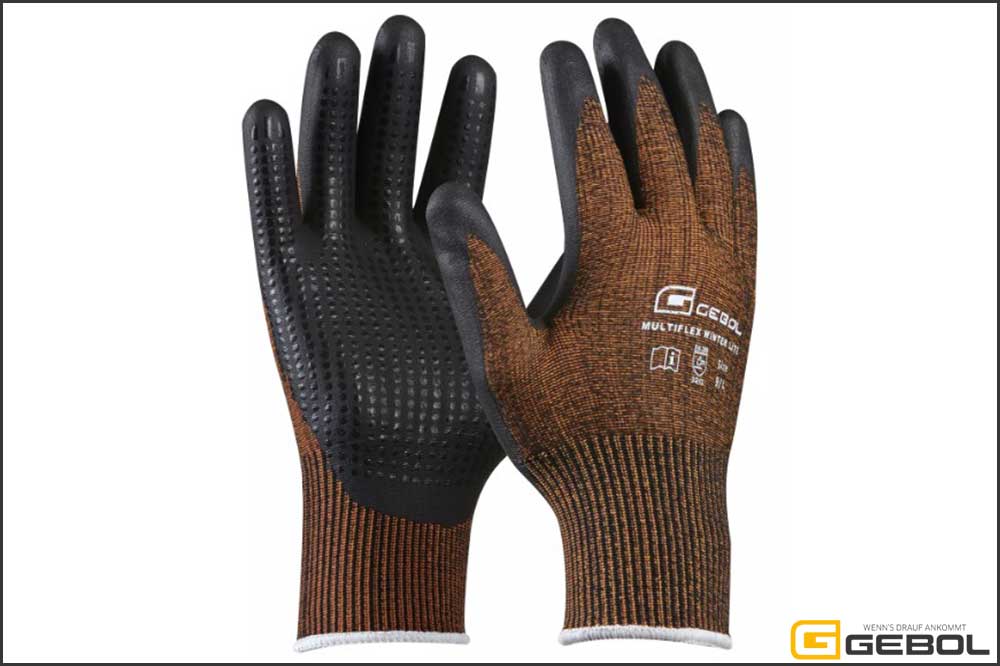 GEBOL Arbeitshandschuh Winter Multi Flex Winter Lite, Grösse 10