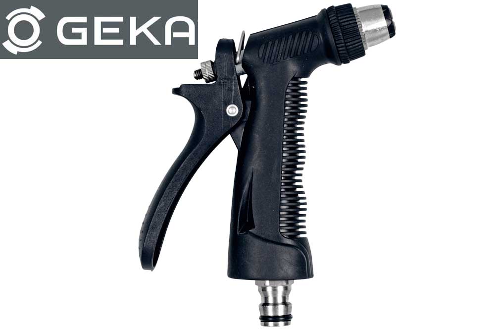 GEKA plus 46.0740 Pistolenspritzdüse Stecksystem, Messing vernickelt