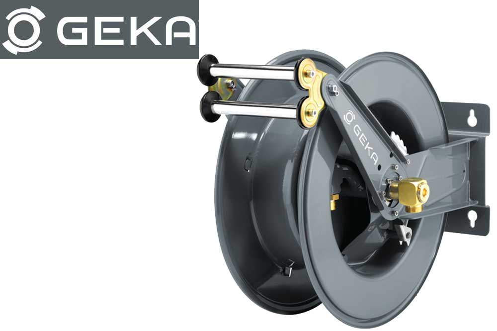 GEKA plus PA30 Automatischer Schlauchaufroller, Stahl pulverbeschichtet