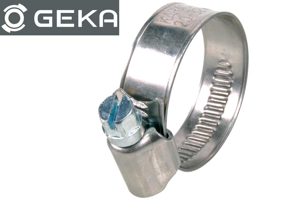 GEKA 79.8305 Schlauchschelle W4 Edelstahl 1.4301, 20-32 mm x 12 mm breit