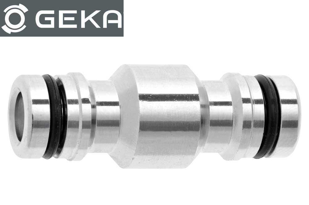 GEKA plus 46.0817 Verbindungsstecker Stecksystem, Messing verchromt