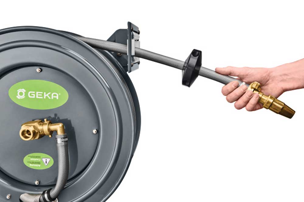 GEKA plus PA20SK Automatischer Schlauchaufroller mit 3/4 Zoll Schlauch 20 Meter – Bild 8