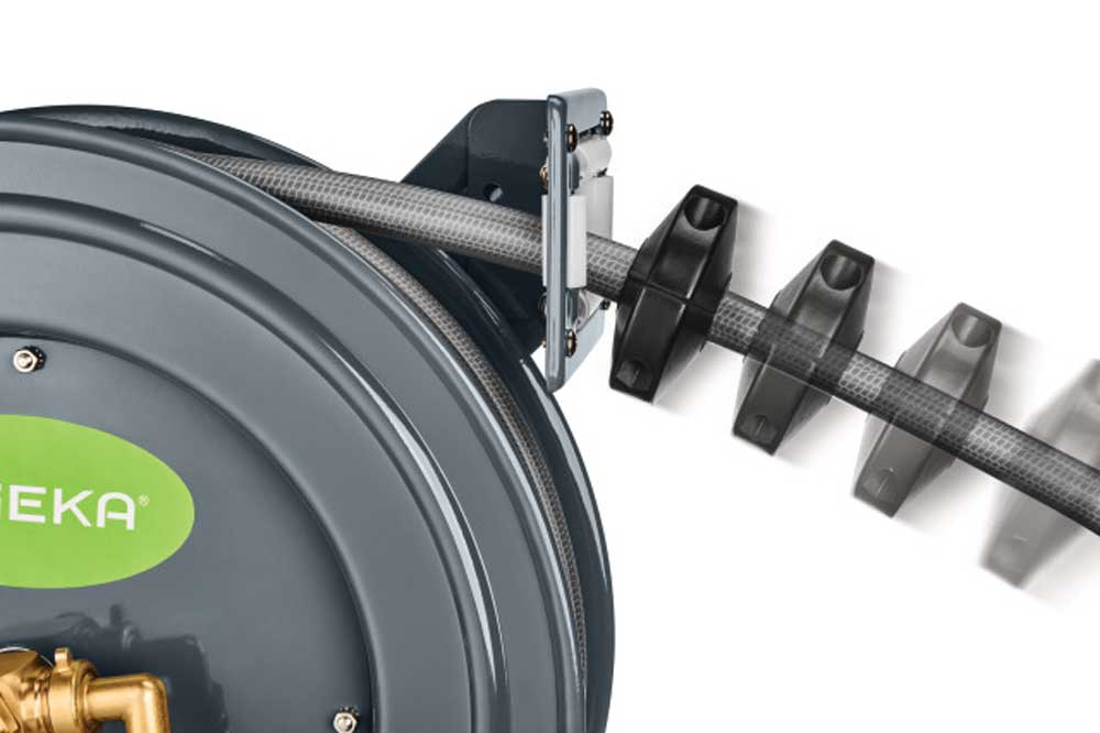 GEKA plus PA20SK Automatischer Schlauchaufroller mit 3/4 Zoll Schlauch 20 Meter – Bild 6
