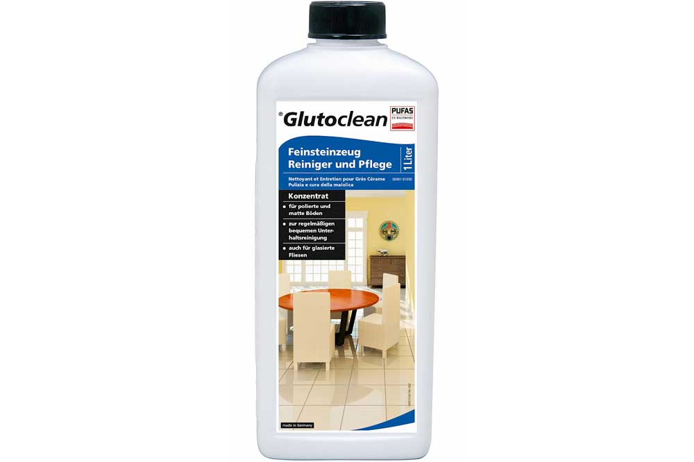 GLUTOCLEAN Feinsteinzeug-Reiniger und Pflege, 1000 ml