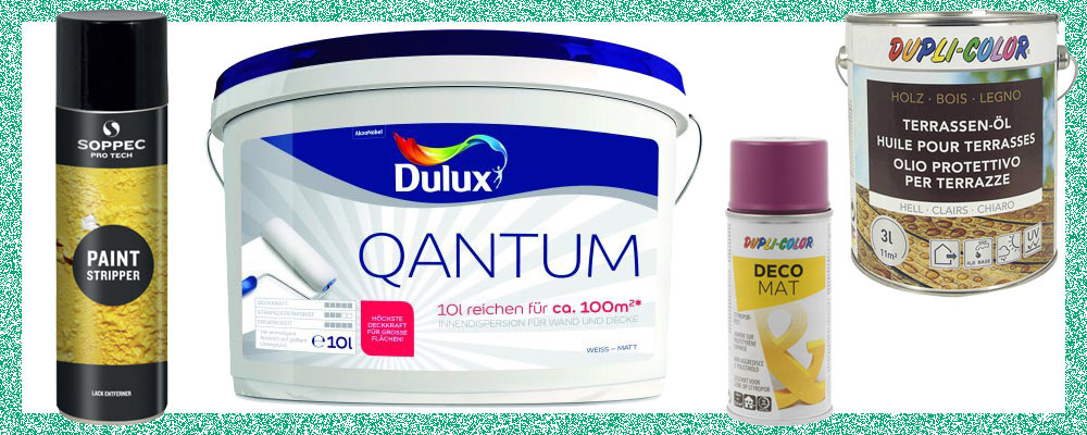 Farben + Farbspraydosen