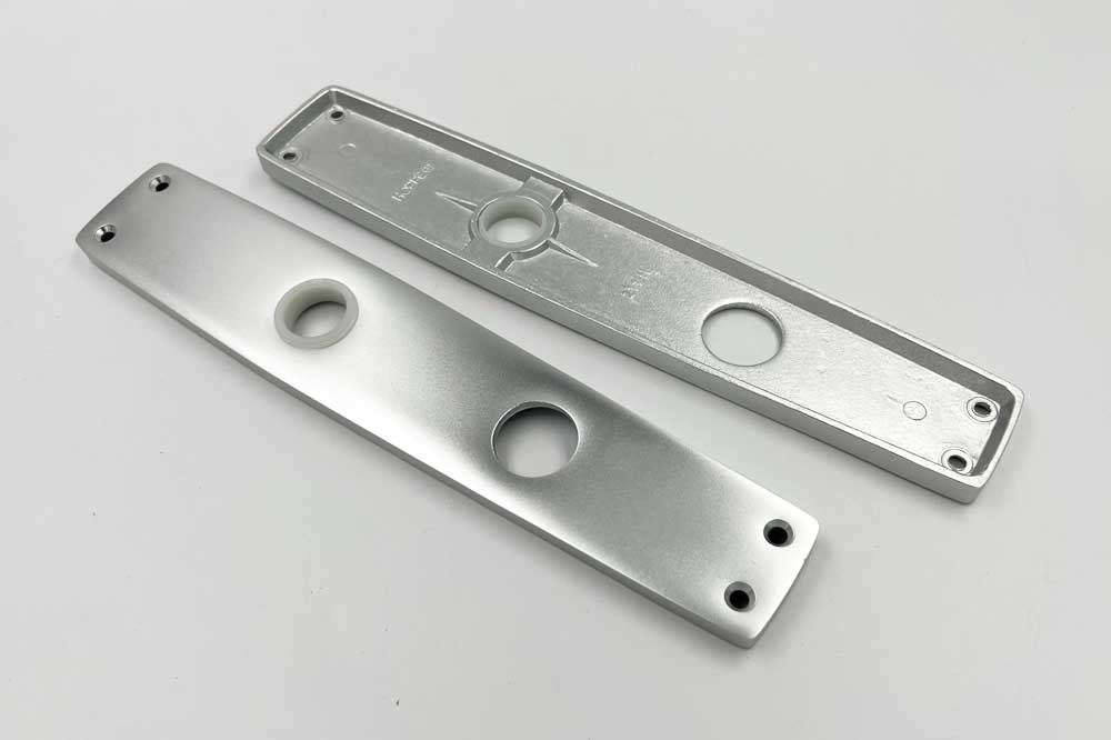 Hoppe 211H Haustürschild, Aluminium Silber