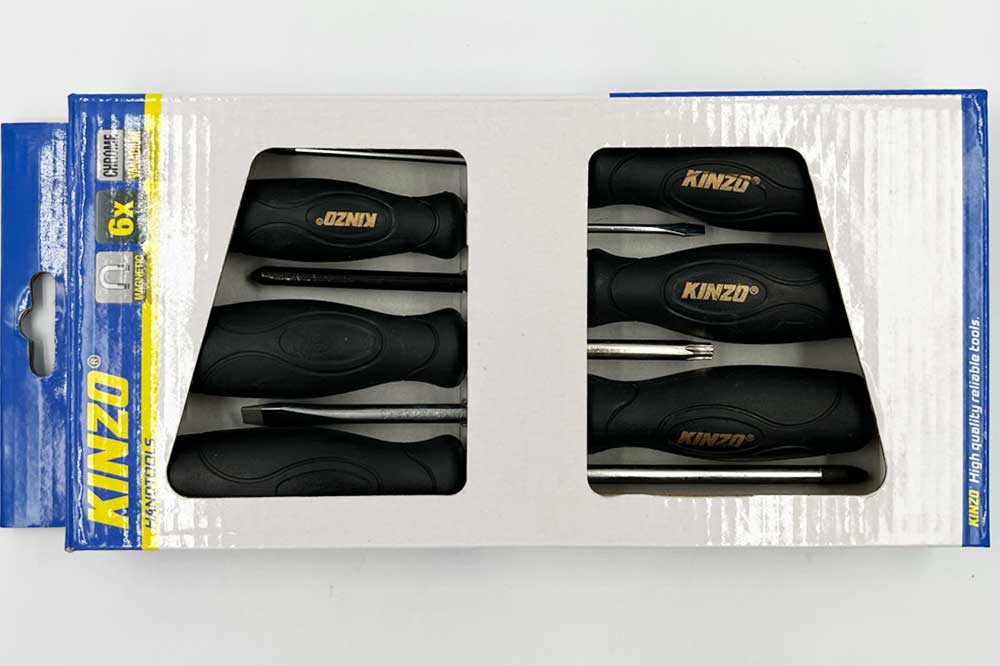 KINZO Schraubendreher-Set, 6-teilig