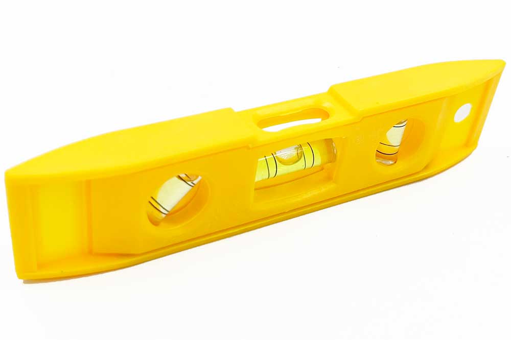 KINZO Mini-Wasserwaage 150 mm, magnetisch, gelb