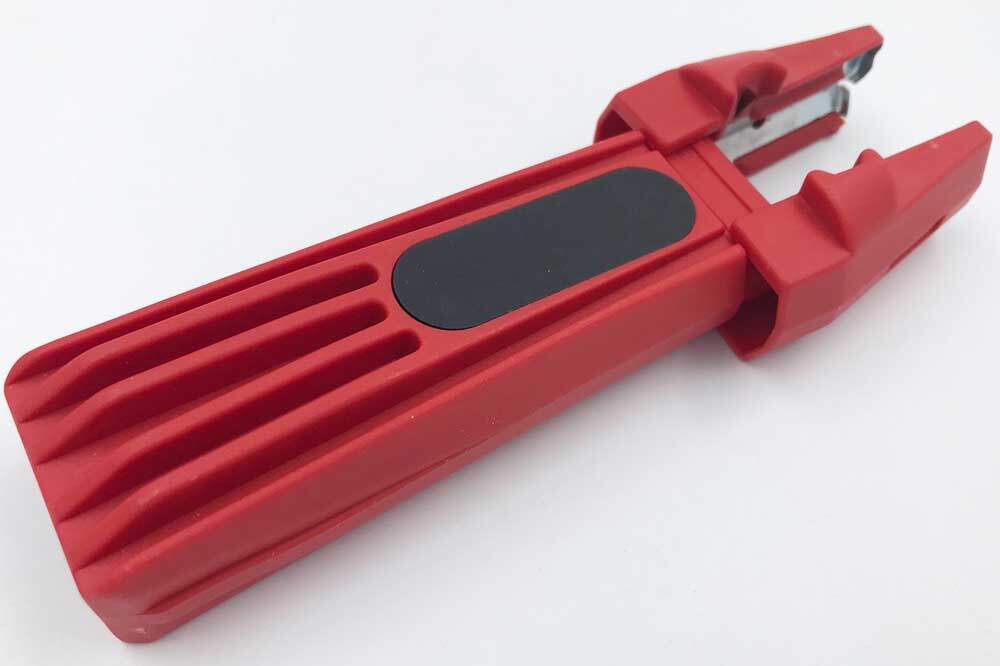 Kopp In-Dosen-Entmantler / Abisolierzange, rot