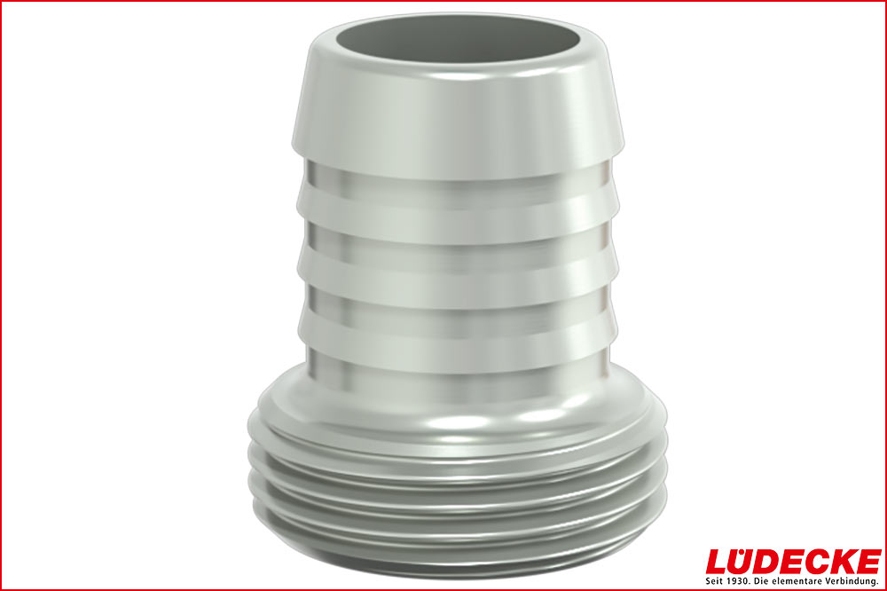 LÜDECKE WPI 25 GT Einschraubtülle mit AG 3/4 Zoll zu SLW 25