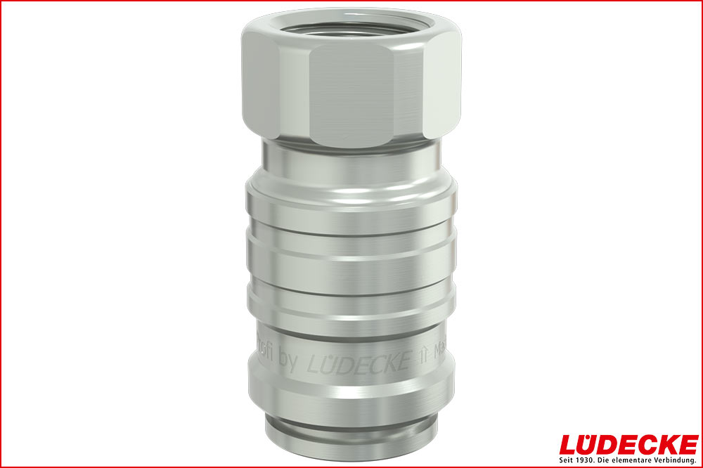 LÜDECKE WPI 34 I Steckkupplung DN 9 mit IG 3/4 Zoll