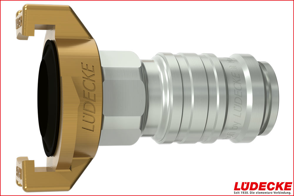 LÜDECKE WPIK-WPA Adapter Klauenkupplung - Steckkupplung