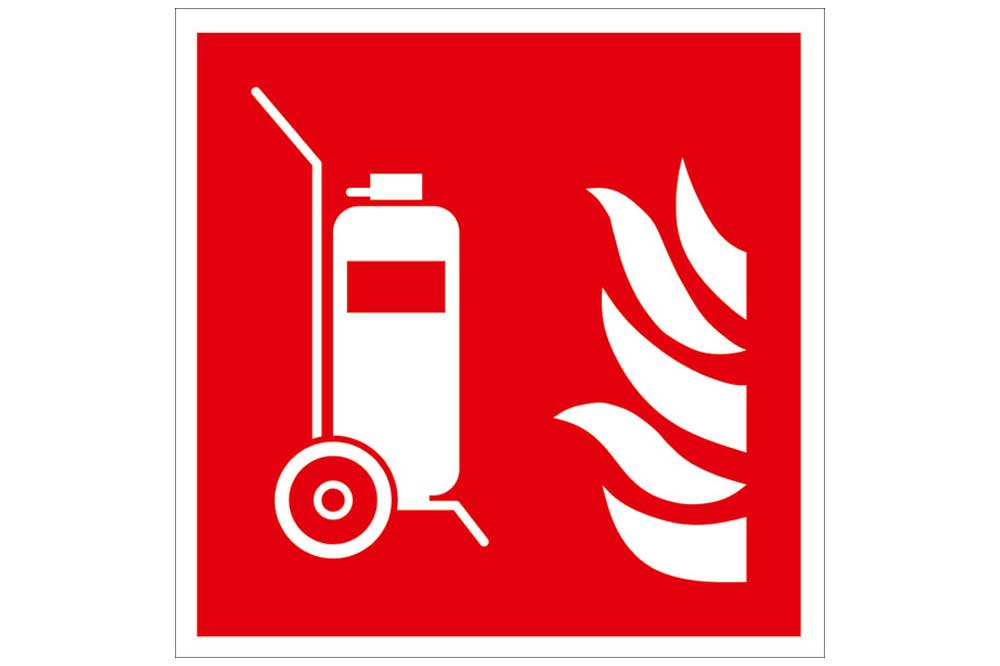 LimarLite 55/8 Brandschutzzeichen Feuerlöscher, selbstklebend, 150 x 150 mm