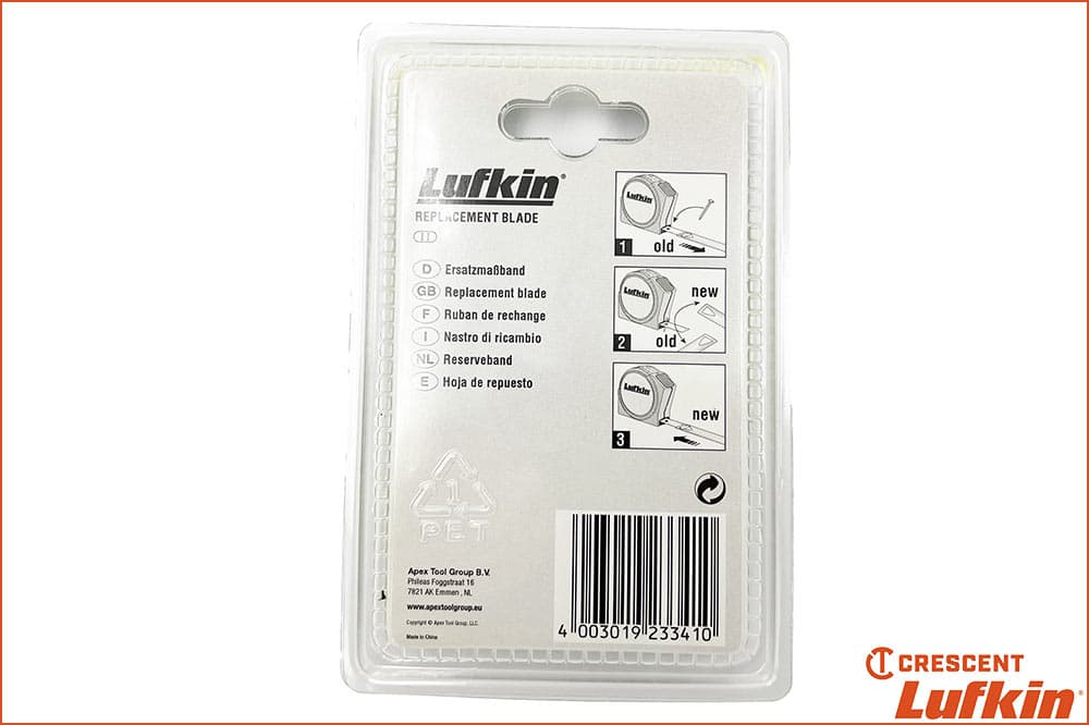 Crescent Lufkin RY25CM Ersatzbandmass, 5 Meter lang, 13 mm breit – Bild 2