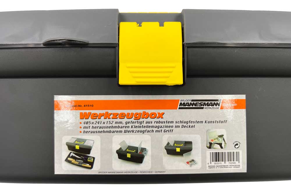 MANNESMANN Werkzeugbox, 405 x 241 x 152 mm – Bild 6