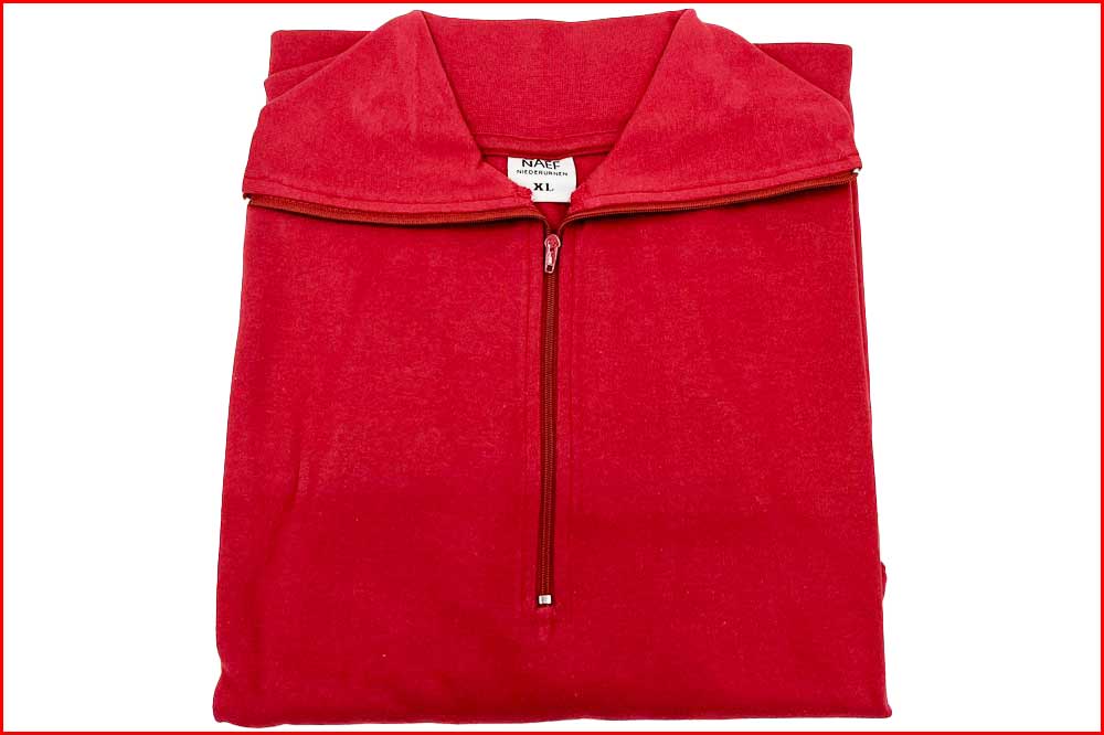 NAEF Militär-Gnägi, langarm, bordeaux, Gr. M