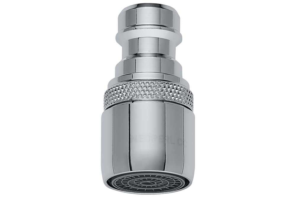 NEOMATIC NEOPERL® Strahlregler Ø 16.5 mm - B = ~ 22.8 - 25.2 l/min., Messing verchromt