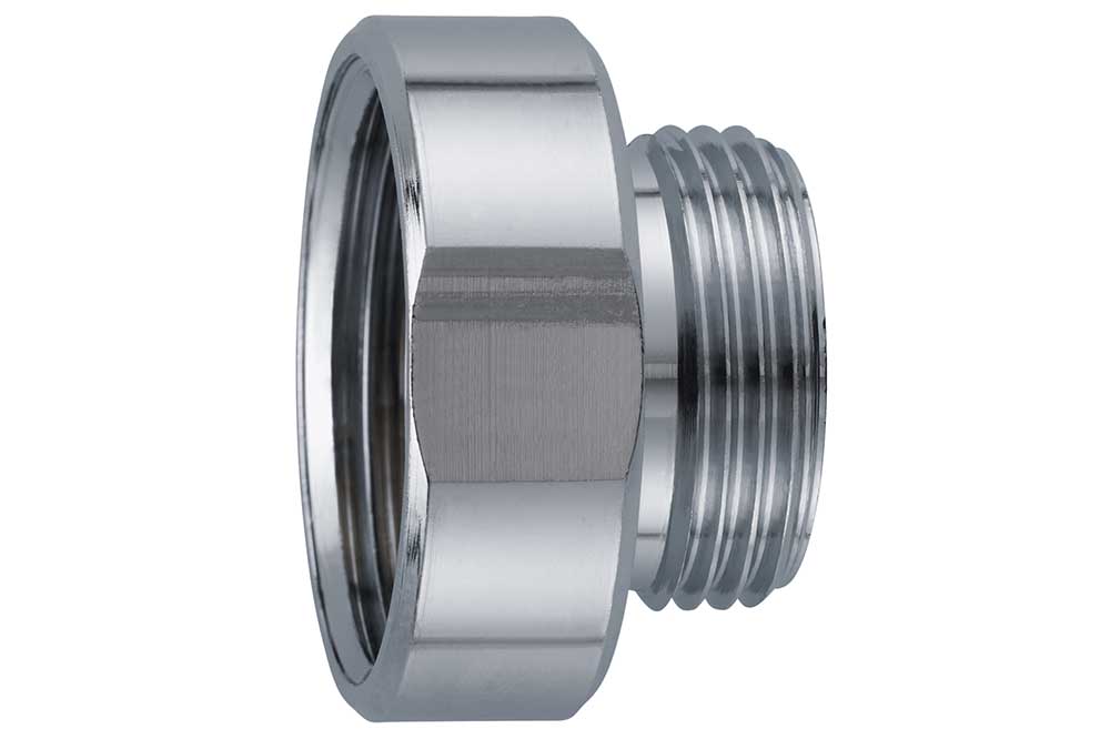 NEOMATIC Reduktion IG 1 Zoll - AG 3/4 Zoll, Messing verchromt