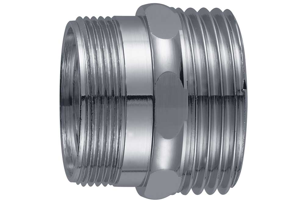 NEOMATIC Reduktion M24x1 AG - 3/4 Zoll AG, Messing verchromt