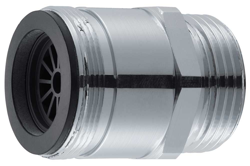 NEOMATIC Reduktion IG M28x1 - AG 3/4 Zoll, Messing verchromt