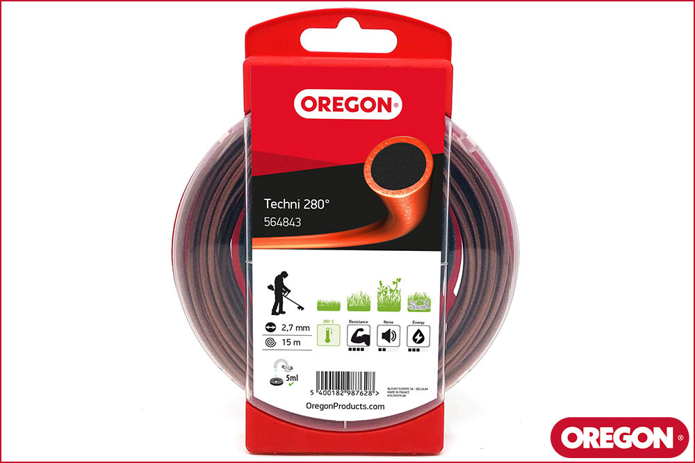OREGON Mähfaden - Trimmerfaden Techni 280, 2.7 mm, 15 Meter