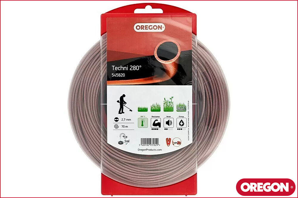 OREGON Mähfaden - Trimmerfaden Techni 280, 2.7 mm, 70 Meter