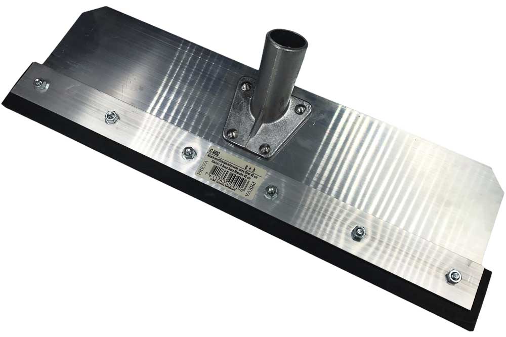 PREVA Leichtmetallschieber ohne Stiel, 45 cm breit, 15 cm hoch