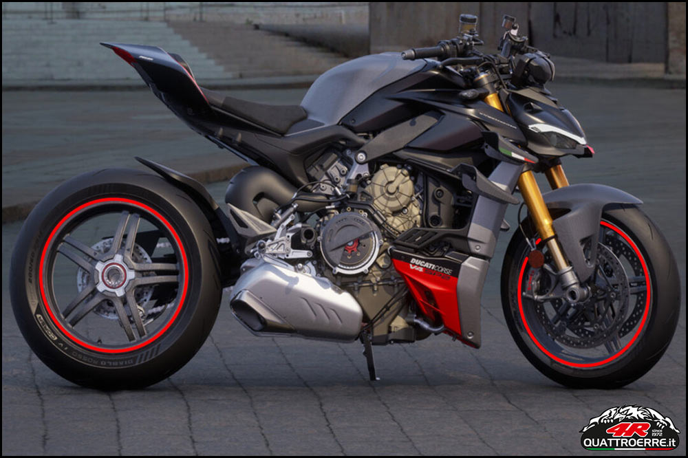 Quattroerre Italia Klebestreifen zur Gestaltung Ihrer Motorradfelgen, gelb, 7 mm x 6 Meter