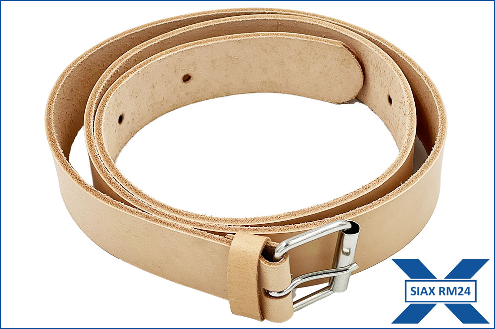 RM24 Ledergürtel hellbraun, 1400 x 38 mm