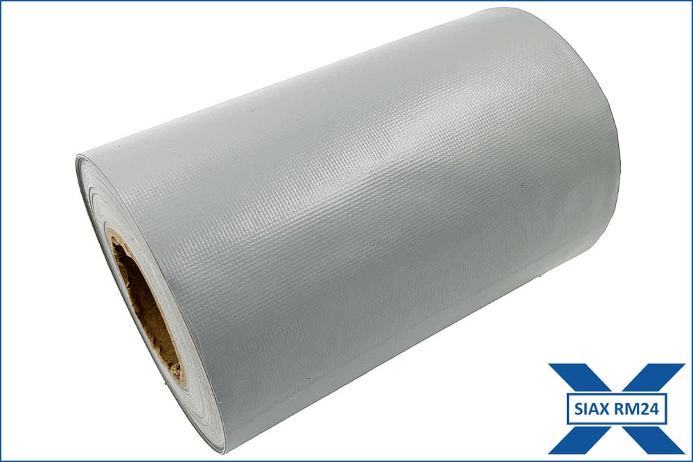 RM24 Sichtschutzstreifen, H 19 cm x B 1600 cm, hellgrau