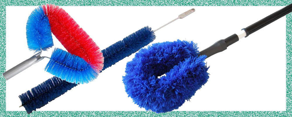 Staubwedel + Heizkörperbürsten