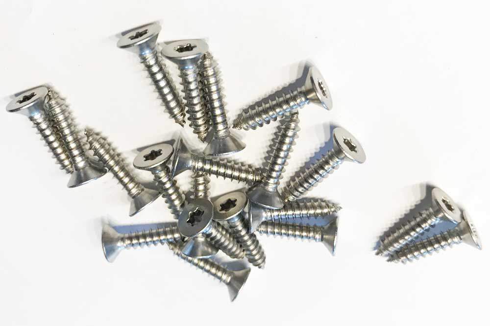 Cleaning Tools 94 Chromstahl Blechschrauben A2, 4.2 x 19 mm, Torx - 500g