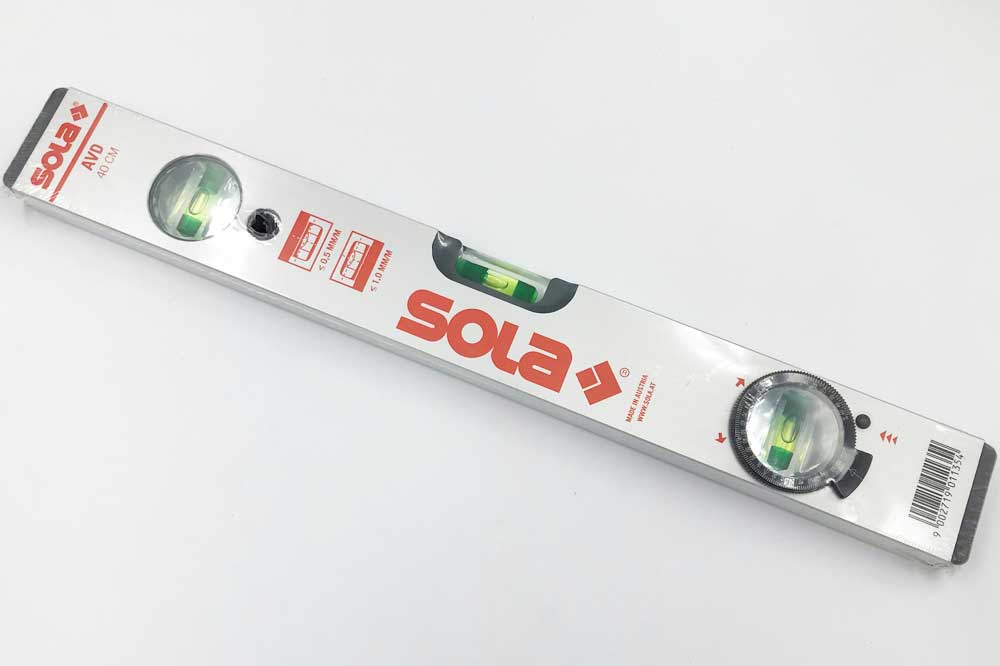 SOLA Alu-Wasserwaage AVD 40, 40 cm