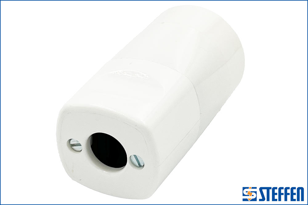 STEFFEN 3194772 Steckerkupplung T15, 250 / 400 Volt, weiss – Bild 2