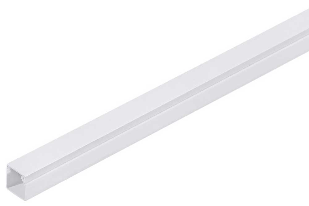 STEFFEN Kabelkanal selbstklebend, 16 x 16 x 2000 mm, weiss