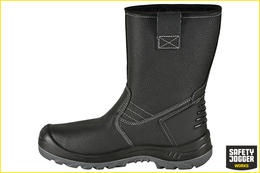 Safety Jogger BESTBOOT Sicherheitsstiefel mit warmem Futter, schwarz