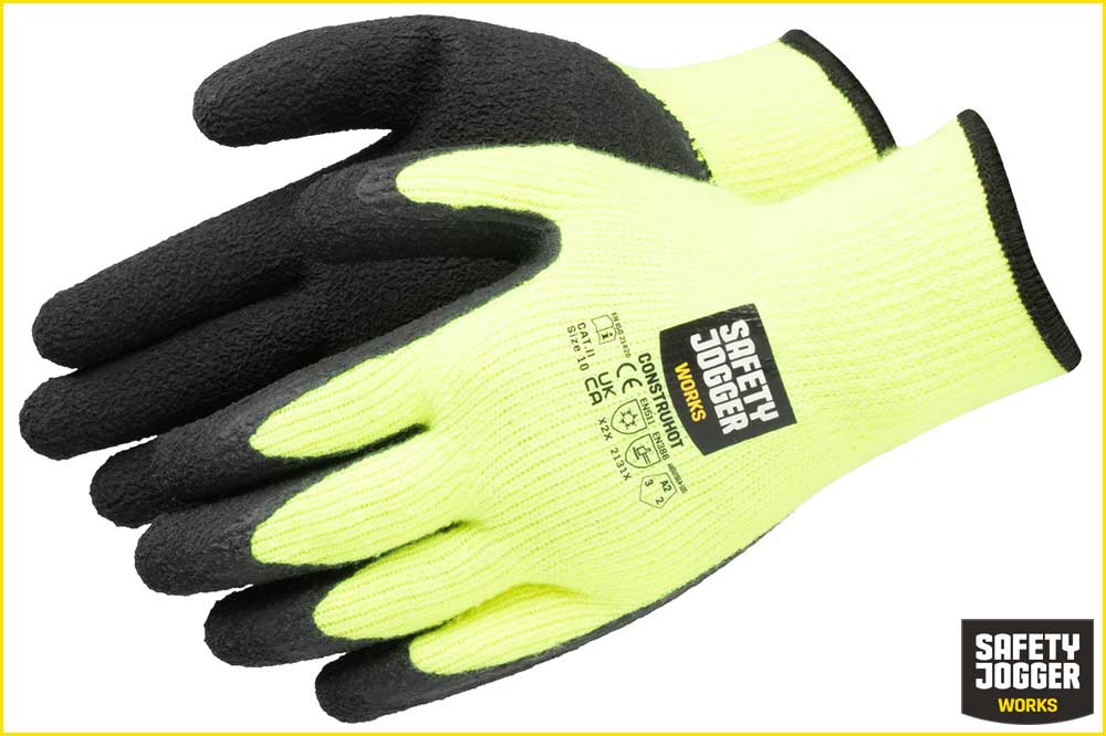Safety Jogger CONSTRUHOT Arbeitshandschuhe, gelb