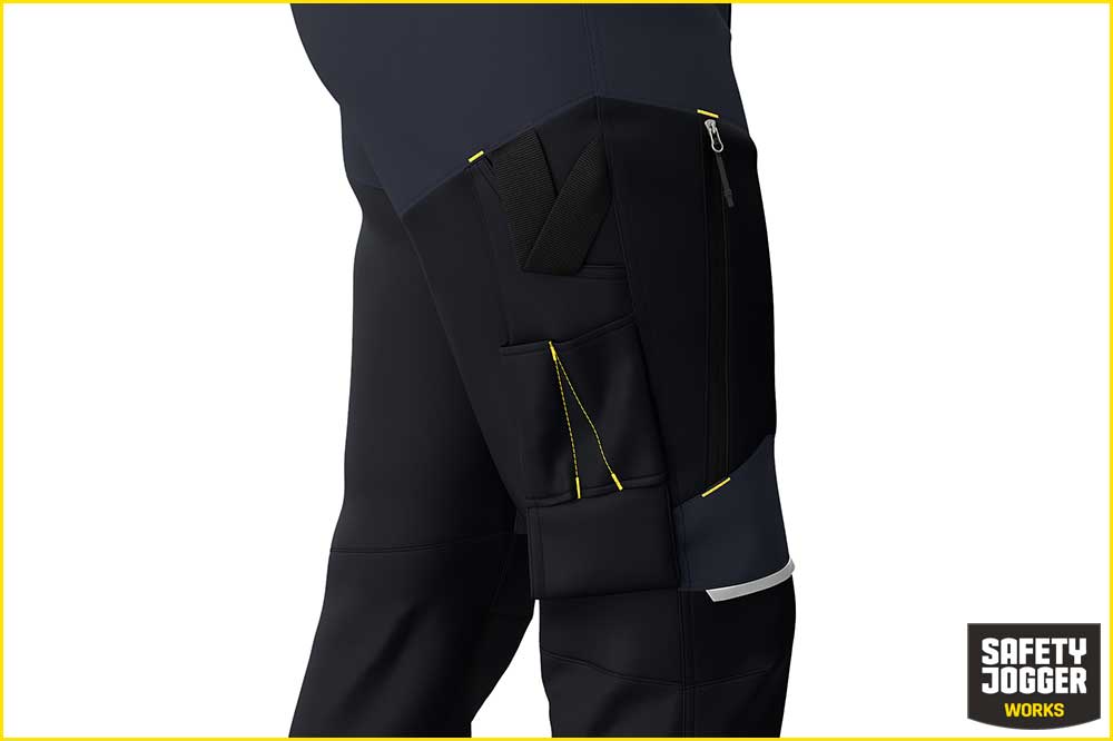 Safety Jogger OAK Cargohose Arbeitshose - Freizeithose Herren, Navy-dunkelblau