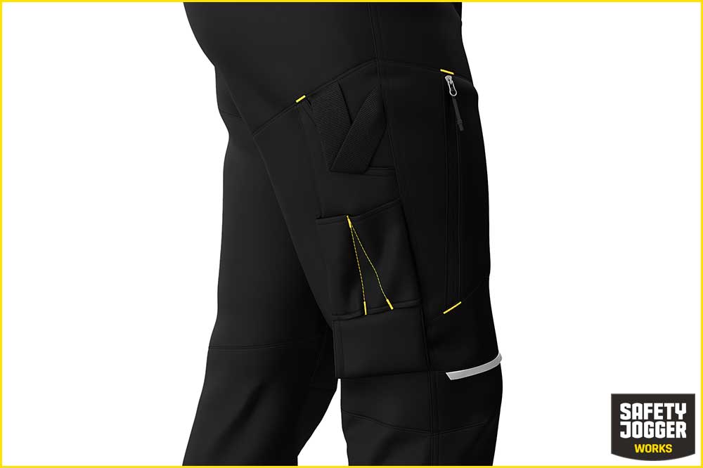 Safety Jogger OAK Arbeitshose Freizeithose Herren, schwarz