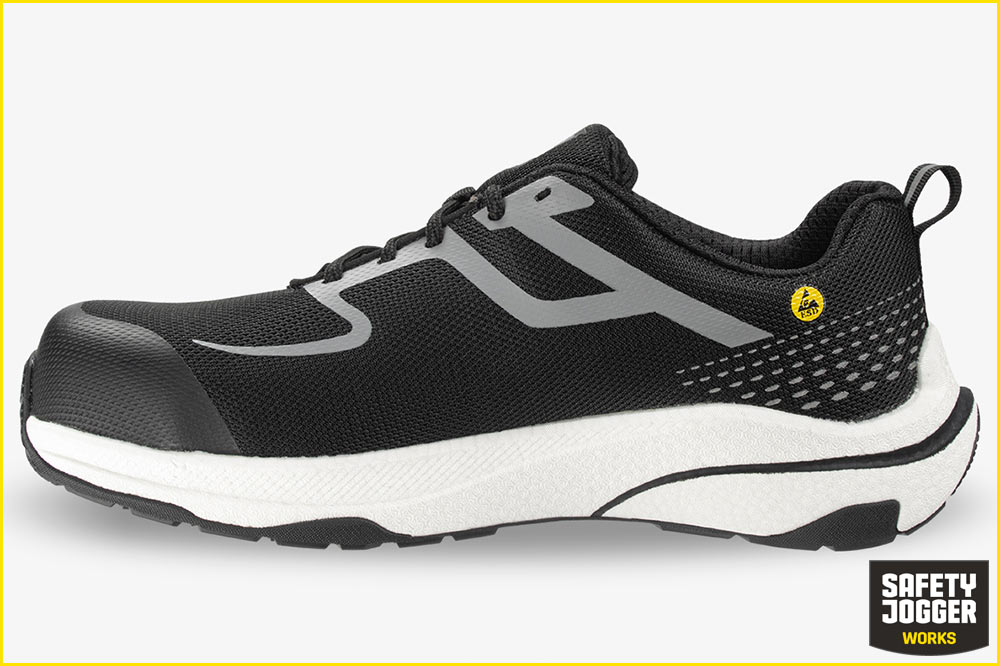 Safety Jogger FREEDOM S1PS LOW Sicherheitsschuh, schwarz-silber – Bild 3