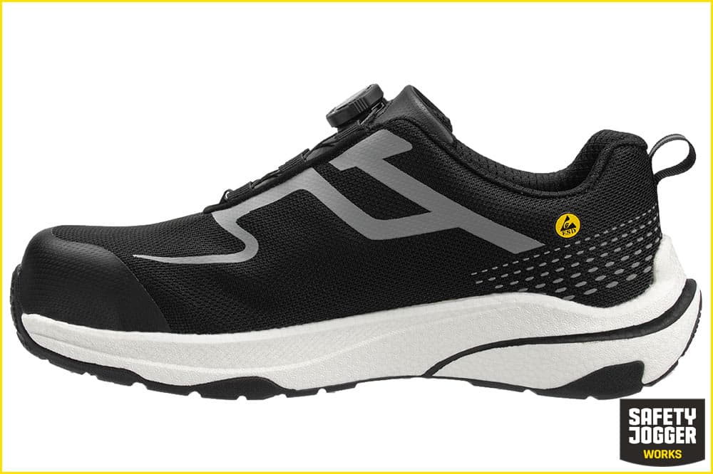 Safety Jogger FREEDOM S1PS LOW TLS Sicherheitsschuh, schwarz-silber – Bild 4