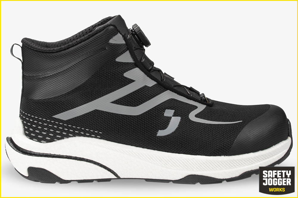 Safety Jogger FREEDOM S1PS MID TLS Sicherheitsschuh, schwarz-silber – Bild 2