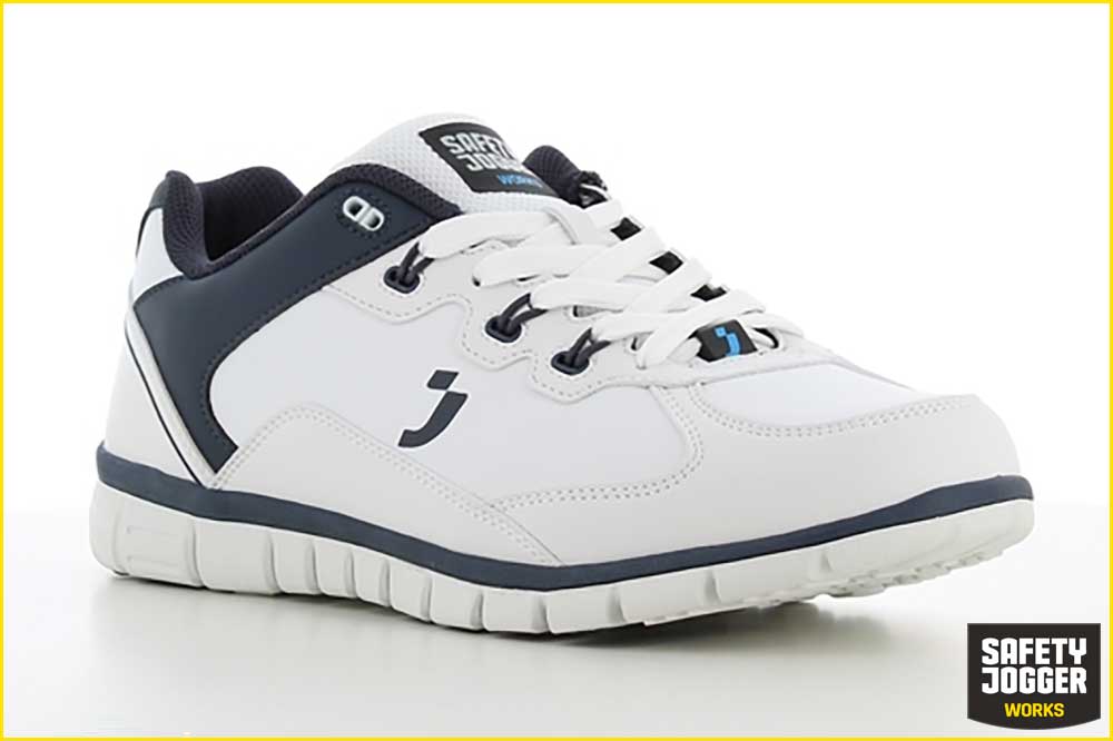 Safety Jogger HENNY modischer Sneaker, weiss-Navy